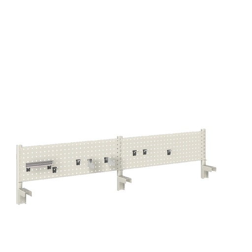 [022438] Panel vertical para banco de trabajo - Dim.: 3000x327h mm - Gris ral 7035