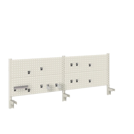 [022446] Panel vertical para banco de trabajo - Dim.: 3000x631h mm - Gris ral 7035