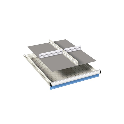 [023995] Ejemplo de subdivisión interna para cajón de 27x36 Eh y altura 200-250 mm