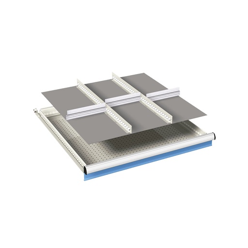 [024047] Ejemplo de subdivisión interna para cajón de 36x36 Eh y altura 150-175 mm