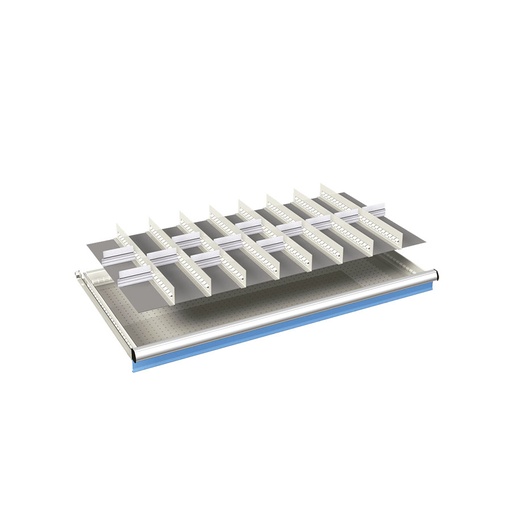 [024123] Ejemplo de subdivisión interna para cajón de 54x27 Eh y altura 50 mm