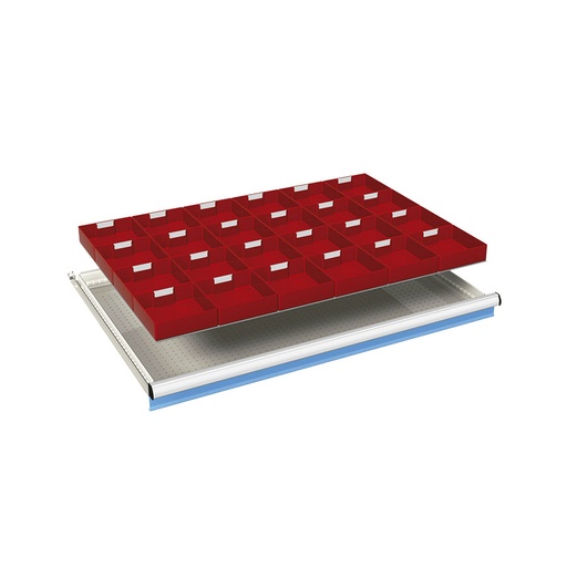 [024132] Ejemplo de subdivisión interna para cajón de 54x36 Eh y altura 100-125 mm
