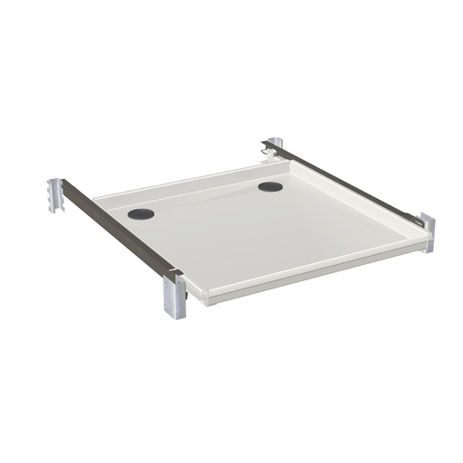[024487] Estante extraíble de carga 50 Kg - Dim.: 612x612x35h mm - gris ral 7035