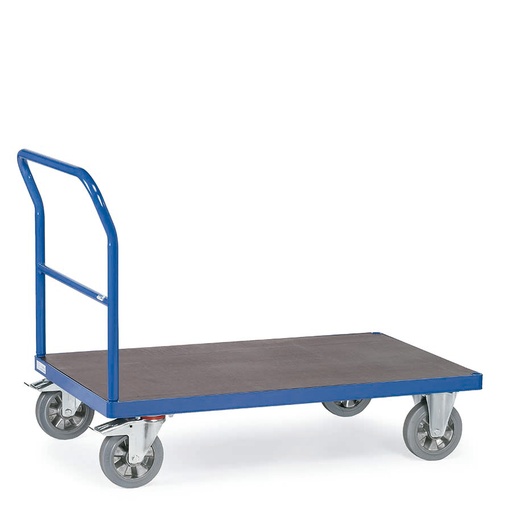 [039203] Carro de gran carga con plataforma y tirador - Capacidad 1200 kg - Dim. plataforma 1.200 x 800 mm - Azul ral 5007