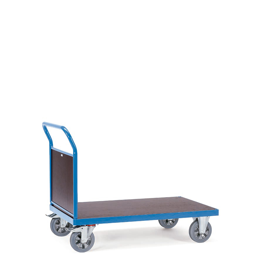[039207] Carro de gran carga con plataforma y tirador - Capacidad 1200 kg - Dim. plataforma 1.600x800 mm - Azul ral 5007
