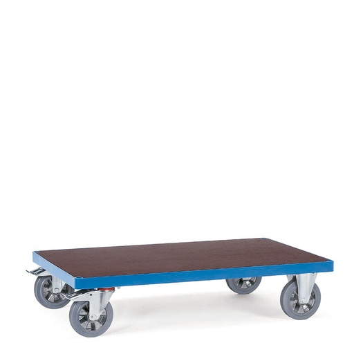 [039215] Carro plataforma de gran carga - Capacidad 1200 kg - Dim. plataforma 1.600 x 800 mm - Azul ral 5007