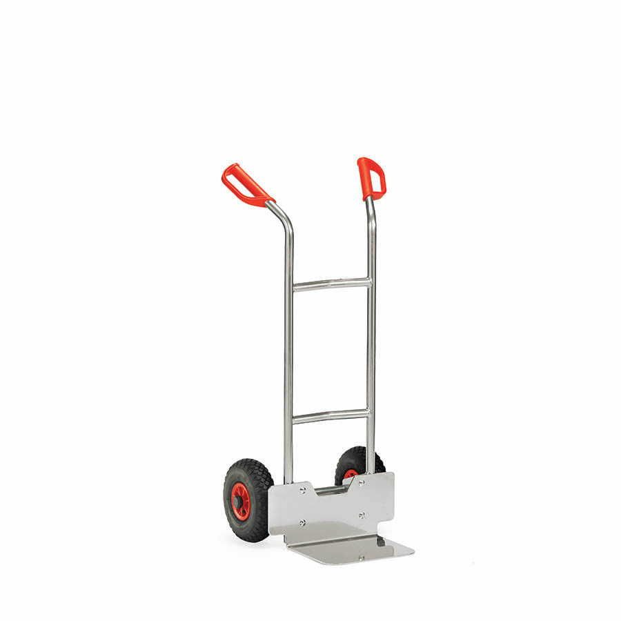 [039585] Carretilla de mano de aluminio con ruedas neumáticas - Dim. pala 320 x 250 mm - Aluminio